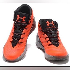 Under Armour Mens Basketball Shoes Orange Size 12 Steph Curry 3
